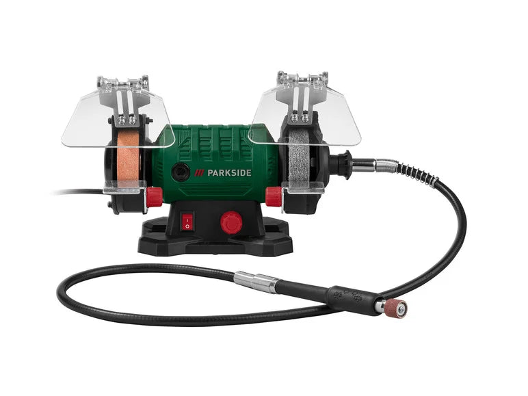 Touret à meuler double avec arbre flexible PDFW 120 B3. 120 W