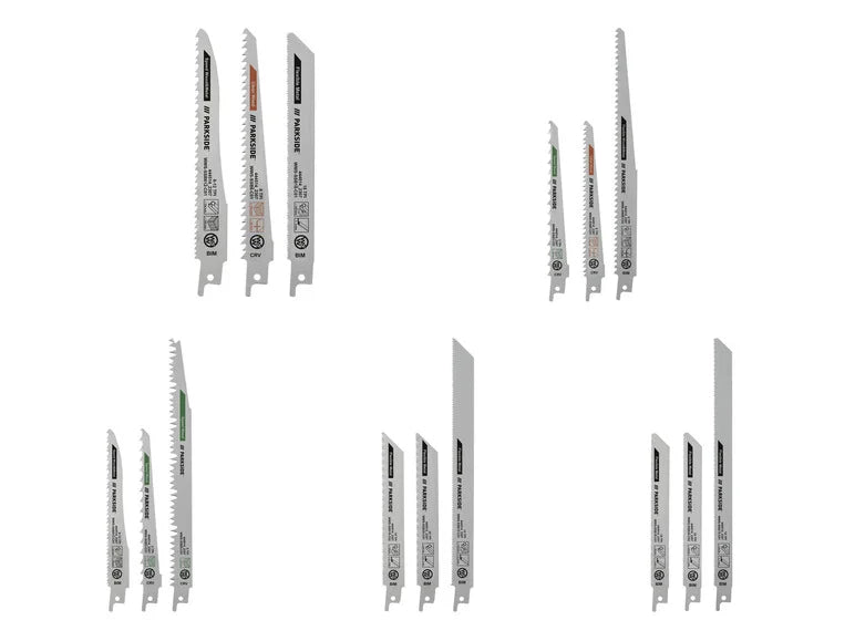 Set de lame de scie sabre. 3 pièces