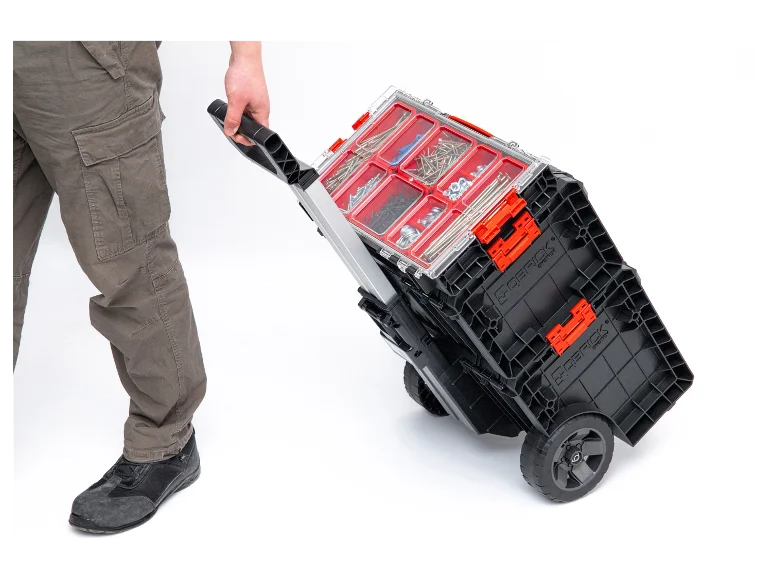 Kit caisse à outils sur roulettes. 3 pièces