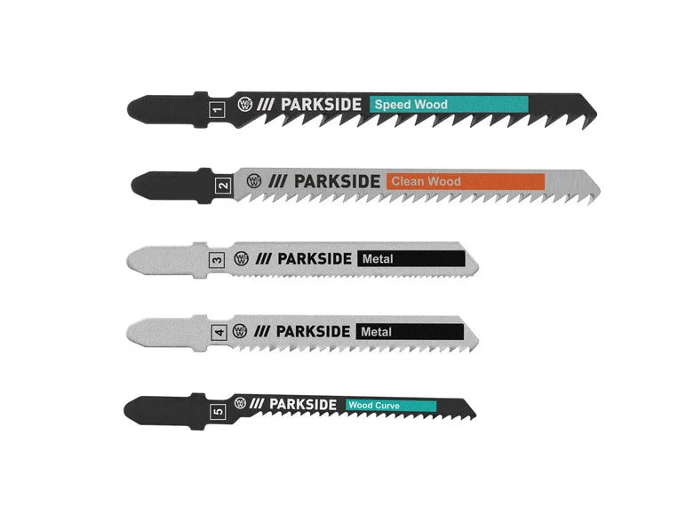 Lames de scie sauteuse PSTZ 3 A1. 5 pièces