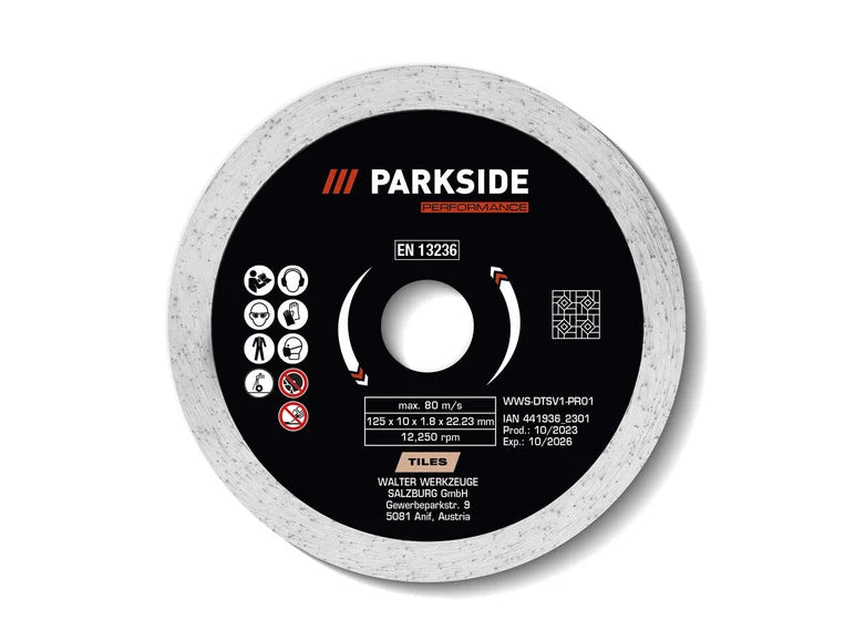 Disque à tronçonner. Ø 125 mm