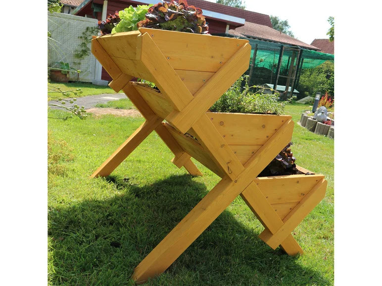 Potager en bois sur pieds »Trio«