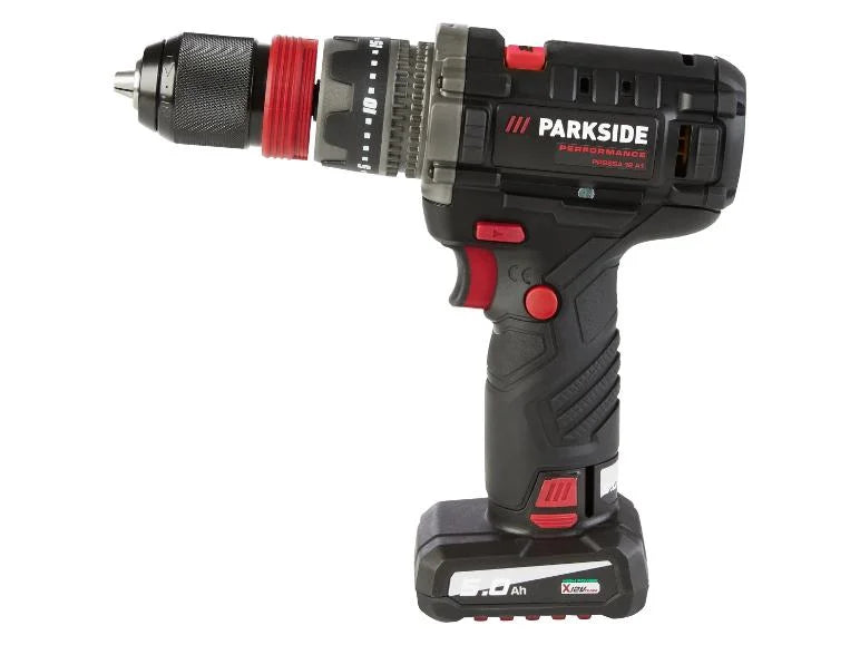 Perceuse-visseuse sans fil et accessoires PPBSSA 12 BF24 A1. 12 V