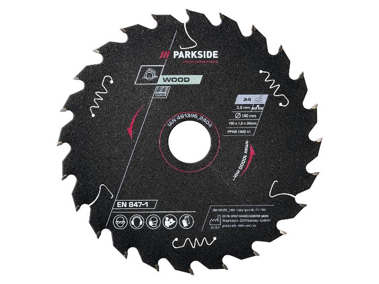 Lame de scie circulaire PPKB 1800 A1. Ø 190 mm