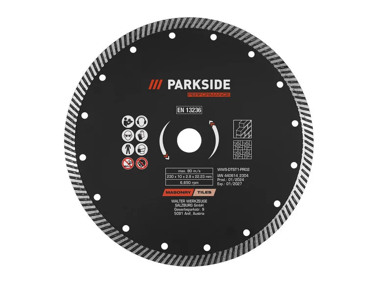 Disques à tronçonner ou disques à ébarber. Ø 230 mm