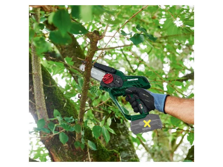 Mini-tronçonneuse à bois sans fil PAGHS 20-Li B2. 20 V