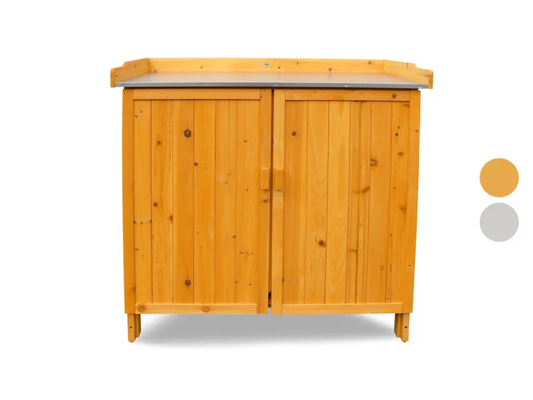 Table de jardin avec meuble bas. 98 x 48 x 95 cm