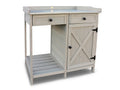 Table de jardin avec armoire inférieure. 98 x 48 x 95 cm