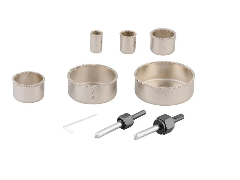 Jeu de scies cloches bimétalliques ou jeu de scies cloches au carbure. 9 pièces