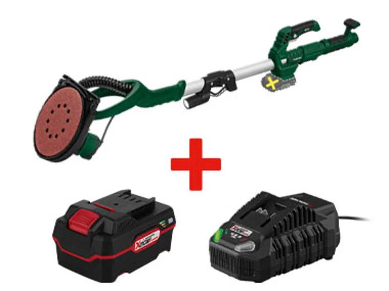 Ponceuse mur et plafond sans fil + Batterie + Chargeur. 20 V