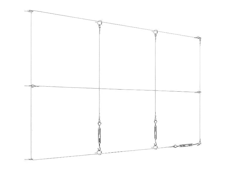 Set de câble métallique pour treillis