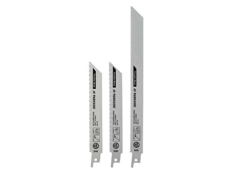 Set de lame de scie sabre. 3 pièces
