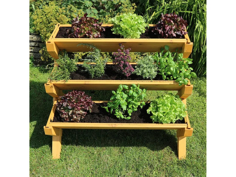 Potager en bois sur pieds »Trio«