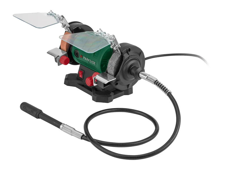 Touret à meuler double avec arbre flexible PDFW 120 B3. 120 W