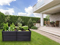 Carré potager surélevé Demeter. anthracite