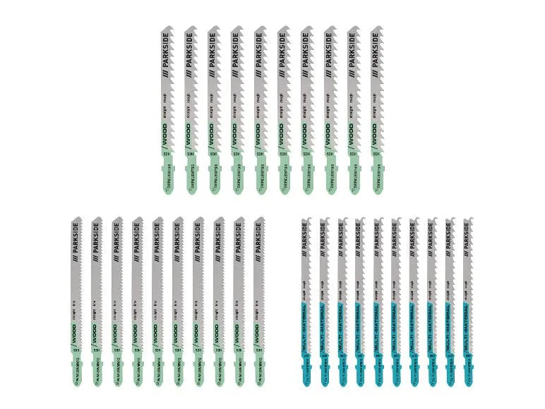 Set de lames de scie sauteuse. 30 pièces