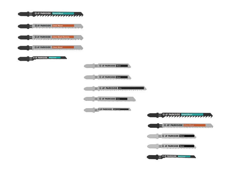 Lames de scie sauteuse PSTZ 3 A1. 5 pièces