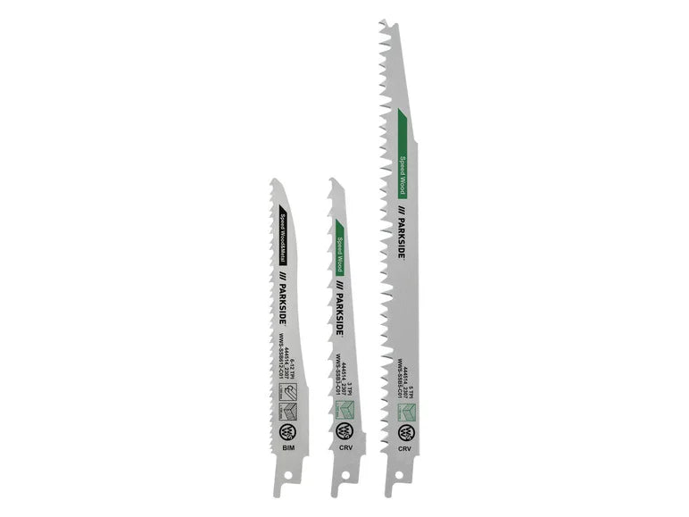 Set de lame de scie sabre. 3 pièces