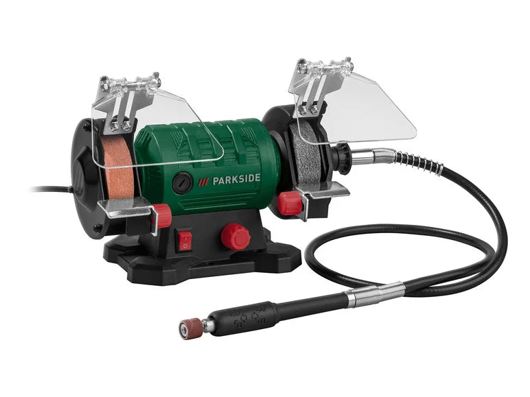 Touret à meuler double avec arbre flexible PDFW 120 B3. 120 W
