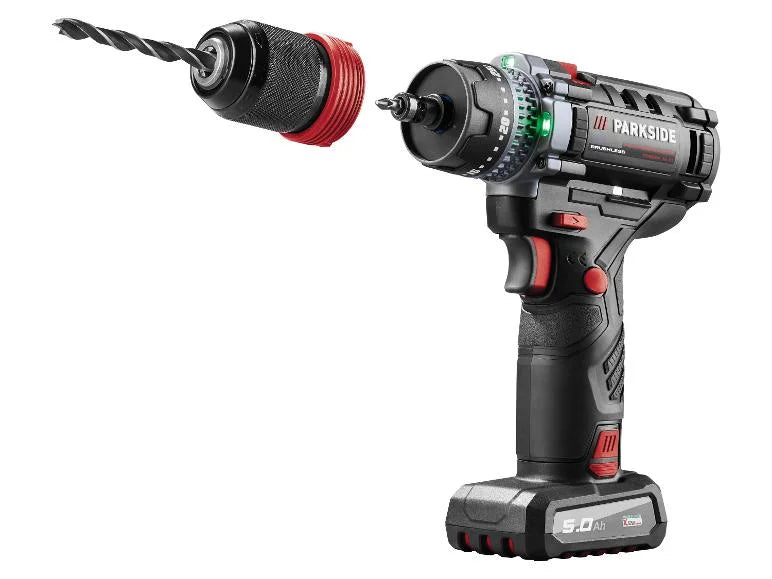Perceuse-visseuse sans fil et accessoires PPBSSA 12 BF24 A1. 12 V