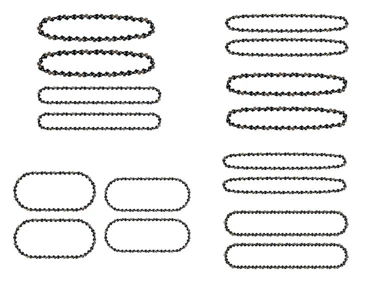 Lot de 2 chaînes de tronçonneuse