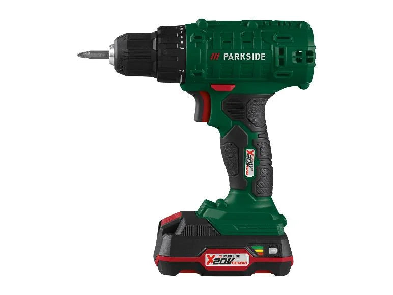 Perceuse-visseuse sans fil avec batterie et chargeur PBSA 20-Li A1. 20 V