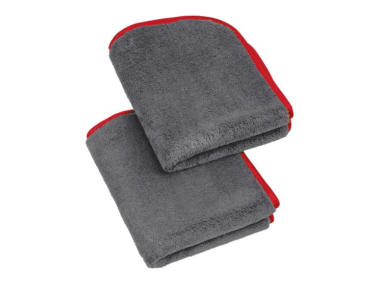 Chiffons en microfibre Lot de 2 ou Set de nettoyage pour voiture