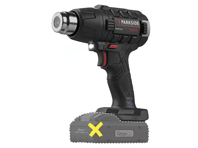 Décapeur thermique sans fil PPHLGA 20-Li A2. 20 V