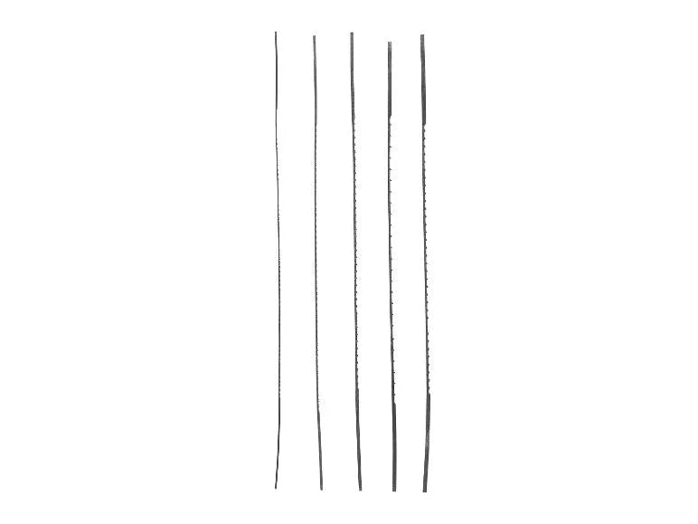 Jeu de lames de scie ou jeu de bandes abrasives. 60 pièces ou 6 pièces