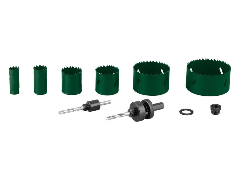 Jeu de scies cloches bimétalliques ou jeu de scies cloches au carbure. 9 pièces