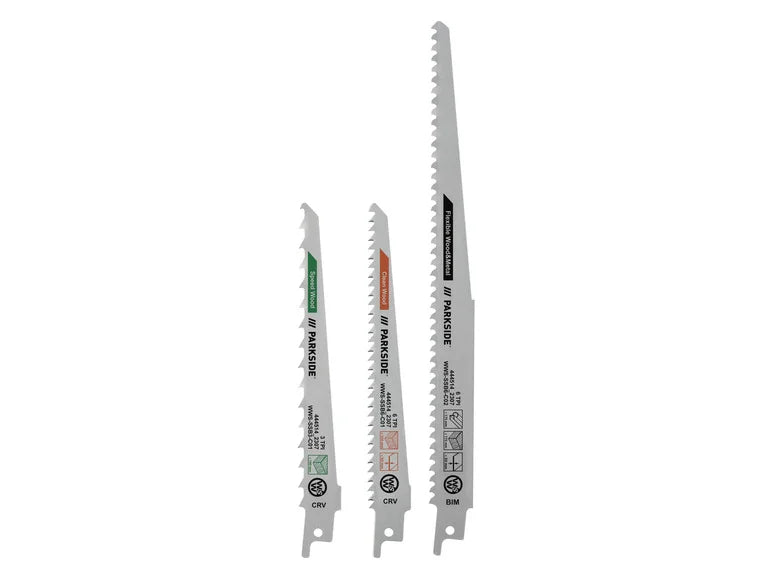 Set de lame de scie sabre. 3 pièces
