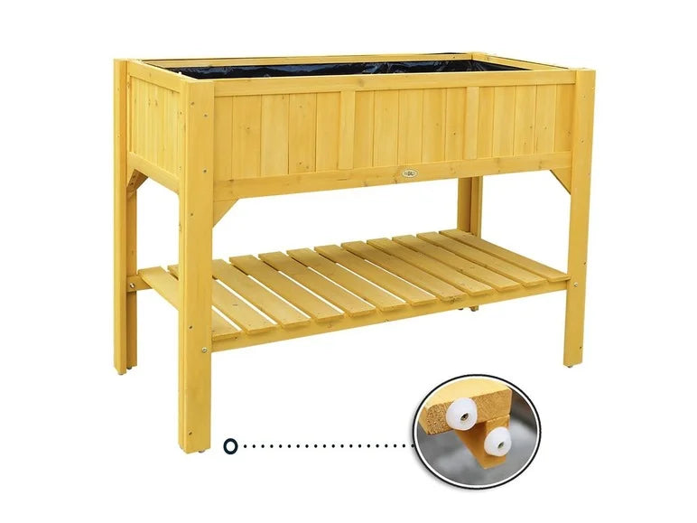 Potager en bois sur pieds