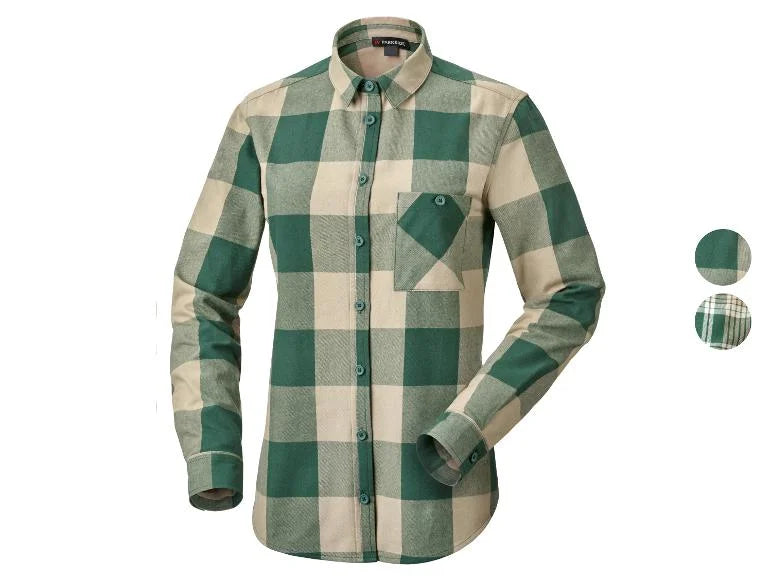 Blouse en flanelle femme