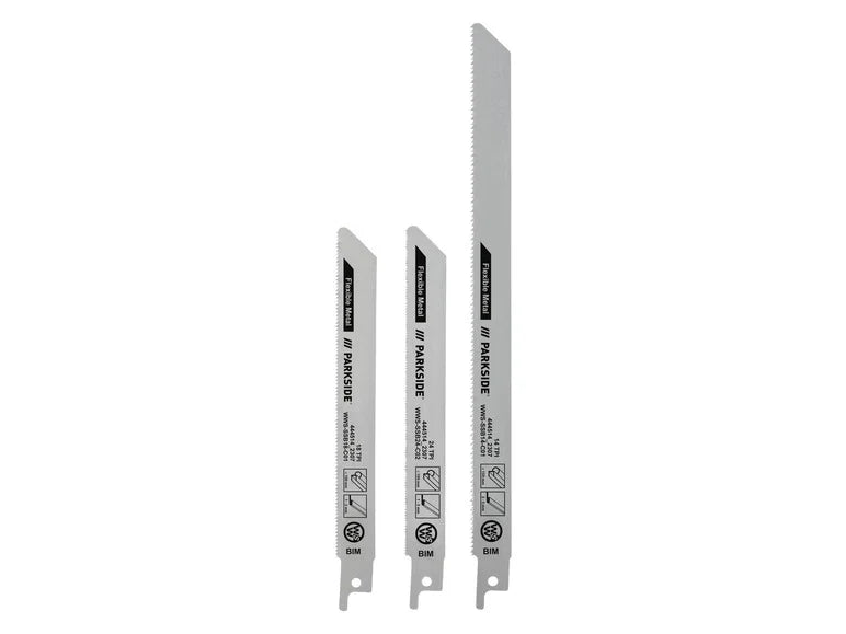 Set de lame de scie sabre. 3 pièces