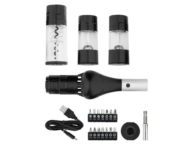 Set de visseuses sans fil avec accessoires BBQ PAS 4 D7