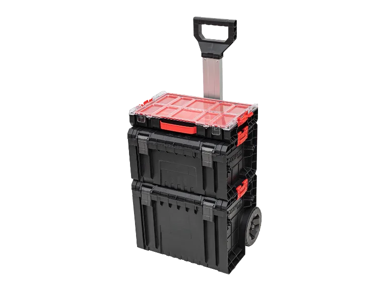 Kit caisse à outils sur roulettes. 3 pièces