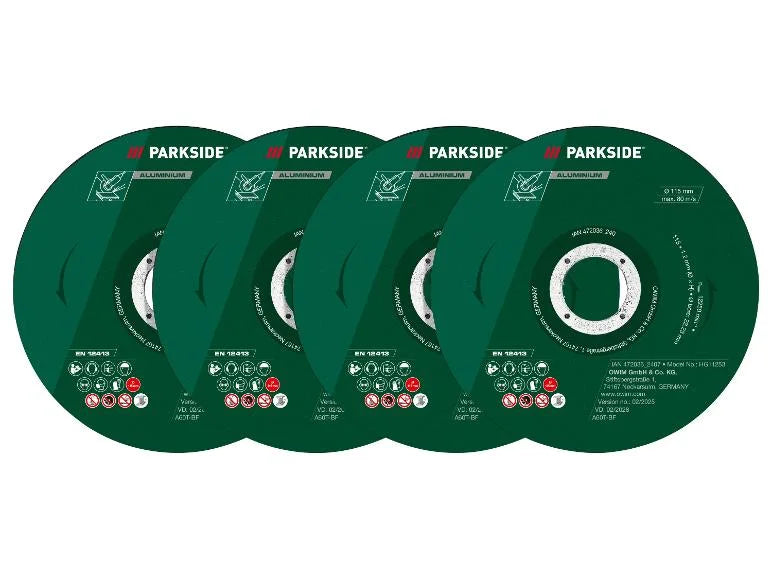 Set de disques pour meuleuse d'angle. Ø 115 mm