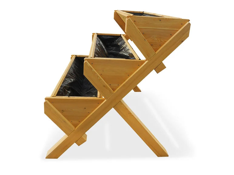 Potager en bois sur pieds »Trio«